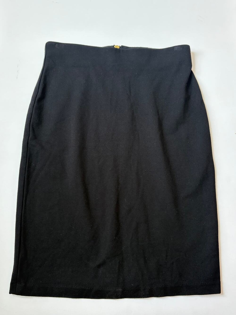 Philosophy Black Tube Skirt A Line Classic Back Zip High Waisted Women's Size 2